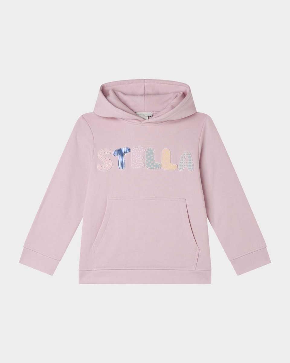 Girl's Stella Patches Embroidered Hoodie, Size 4-